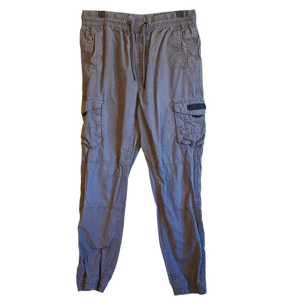 Sonneti gray cargo jogger pants size large mens